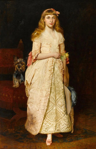 James Archer - A portrait of Miss Rose Fenwick as a child.webp