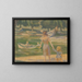 Livery de bateau au parc Brookside - James C. Kulhanek — ingelijst kunstwerk aan de muur
