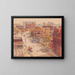 Vue de la 18e rue vers le sud depuis le bâtiment du Plain Dealer, Cleveland, Ohio - James C. Kulhanek — ingelijst kunstwerk aan de muur