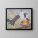 Vogel fantasie - James C. Kulhanek — ingelijst kunstwerk aan de muur
