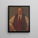Vader van de kunstenaar - James C. Kulhanek — ingelijst kunstwerk aan de muur