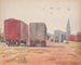 van het noordelijke Ohio Food Terminal - James C. Kulhanek — weergave van het kunstwerk