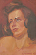 Portret van een vrouw - James C. Kulhanek — weergave van het kunstwerk