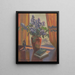 Bloemenmandje in de lente - James C. Kulhanek — ingelijst kunstwerk aan de muur