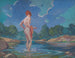 La Dame en train de patauger - James C. Kulhanek — weergave van het kunstwerk