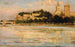van het Paleis van de Paus en de Pont d'Avignon - James Carroll Beckwith — weergave van het kunstwerk