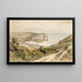 De kliffen bij Étretat - James David Smillie — ingelijst kunstwerk aan de muur