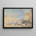 Ponte Santa Trinita, Florence - James Duffield Harding — framed artwork on a wall