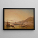 Op de Rijn - James Edwin Meadows — ingelijst kunstwerk aan de muur