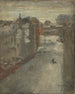 L'avenue Van Iseghem onder de sneeuw - James Ensor — weergave van het kunstwerk