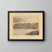 Het houten bruggetje in Oostende - James Ensor — ingelijst kunstwerk aan de muur