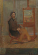 Ensor aan zijn ezel - James Ensor — weergave van het kunstwerk