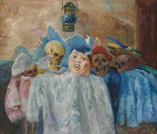 James Ensor - Pierrot et squelettes.webp