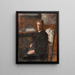 Portret van Willy Finch - James Ensor — ingelijst kunstwerk aan de muur