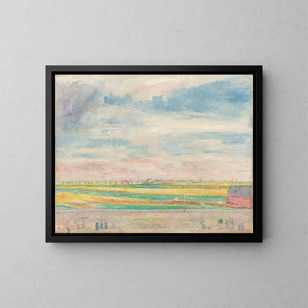 La Haute Barrière près d'Ostende - James Ensor — ingelijst kunstwerk aan de muur