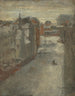 L'avenue Van Iseghem onder de sneeuw - James Ensor — weergave van het kunstwerk