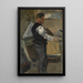 Willy Finch in het atelier - James Ensor — ingelijst kunstwerk aan de muur