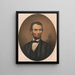 Abraham Lincoln - James Fuller Queen — ingelijst kunstwerk aan de muur
