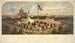 Bâtiments de la Grande Foire Centrale au profit de la Commission Sanitaire des États-Unis, Logan Square, Philadelphie, juin 1864 - James Fuller Queen — weergave van het kunstwerk