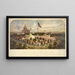 Bâtiments de la Grande Foire Centrale au profit de la Commission Sanitaire des États-Unis, Logan Square, Philadelphie, juin 1864 - James Fuller Queen — ingelijst kunstwerk aan de muur