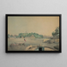 van de pompput van Fairmount aan de rivier de Schuylkill, Philadelphia, Pennsylvania - James Fuller Queen — ingelijst kunstwerk aan de muur