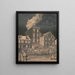 Brand in Philadelphia - James Fuller Queen — ingelijst kunstwerk aan de muur