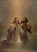 Le baptême du Christ - James Fuller Queen — weergave van het kunstwerk