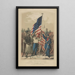 James Fuller Queen - The volunteers in defence of the government against usurpation 1861.webp