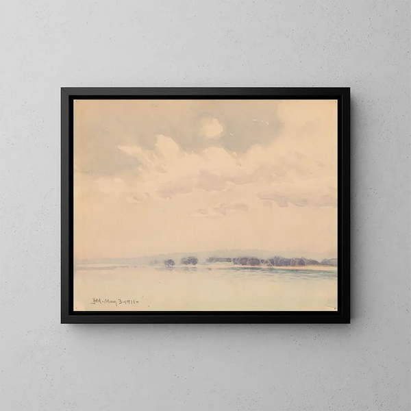 Zonder titel - James Henry Moser — ingelijst kunstwerk aan de muur