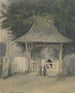 Kerkportaal Peckenham Kent - James Holland — weergave van het kunstwerk