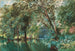 van de bomen boven de rivier Frome in Stapleton - James Jackson Curnock — weergave van het kunstwerk