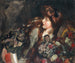 Contemplatie - James Jebusa Shannon — weergave van het kunstwerk