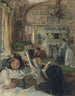 Het salon - James Jebusa Shannon — weergave van het kunstwerk