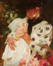 Het meisje met de bloemen - James Jebusa Shannon — weergave van het kunstwerk