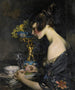 Le vase de Sèvres - James Jebusa Shannon — weergave van het kunstwerk