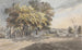 Huis en bomen - James Miller — weergave van het kunstwerk