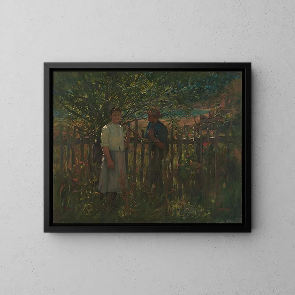 Een zomerse idyll - James Nairn — ingelijst kunstwerk aan de muur
