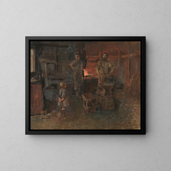 Forge sur Tinakori Road - James Nairn — ingelijst kunstwerk aan de muur