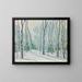 Landschap van de winter in Fort Lee, NJ - James P. Knox — ingelijst kunstwerk aan de muur