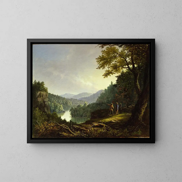 Kentucky Landschap Schilderij - James Pierce Barton — ingelijst kunstwerk aan de muur