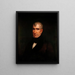 William Henry Harrison - James Reid Lambdin — ingelijst kunstwerk aan de muur