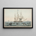 Zuidelijke zee walvisvangst schilderij - James S Baillie — ingelijst kunstwerk aan de muur