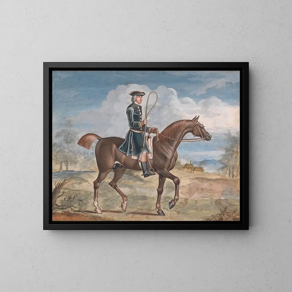 Monsieur Woodward à cheval - James Seymour — ingelijst kunstwerk aan de muur