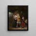 Falstaff schilderij aan Herne's Oak, De vrolijke dames van Windsor, Acte V, Scène v - James Stephanoff — ingelijst kunstwerk aan de muur