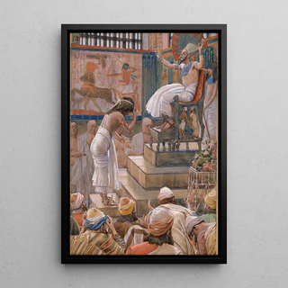 James Tissot - Joseph and His Brethren Welcomed by Pharaoh.webp
