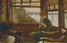 Kathleen Newton painting in a tavern by the Thames - James Tissot — artwork view