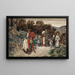 De vertrek van de verloofde - James Tissot — ingelijst kunstwerk aan de muur