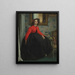 L. Portret van Mevr. L. L. - James Tissot — ingelijst kunstwerk aan de muur