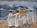 L'Arche passe le Jourdain - James Tissot — weergave van het kunstwerk