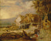 Een bovenwiel watermolen - James Ward — weergave van het kunstwerk